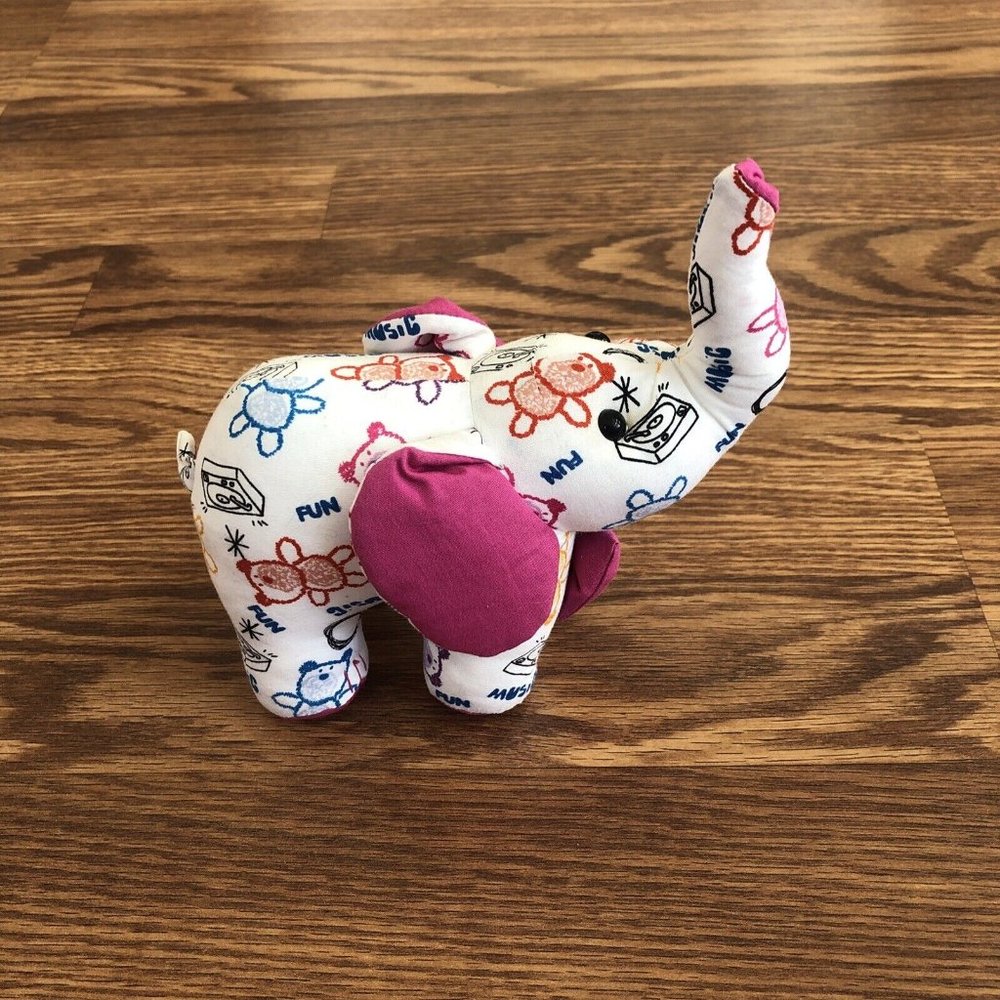 Naraya Elephant Doll 100% Cotton Soft Plush Toy Decoration Pink